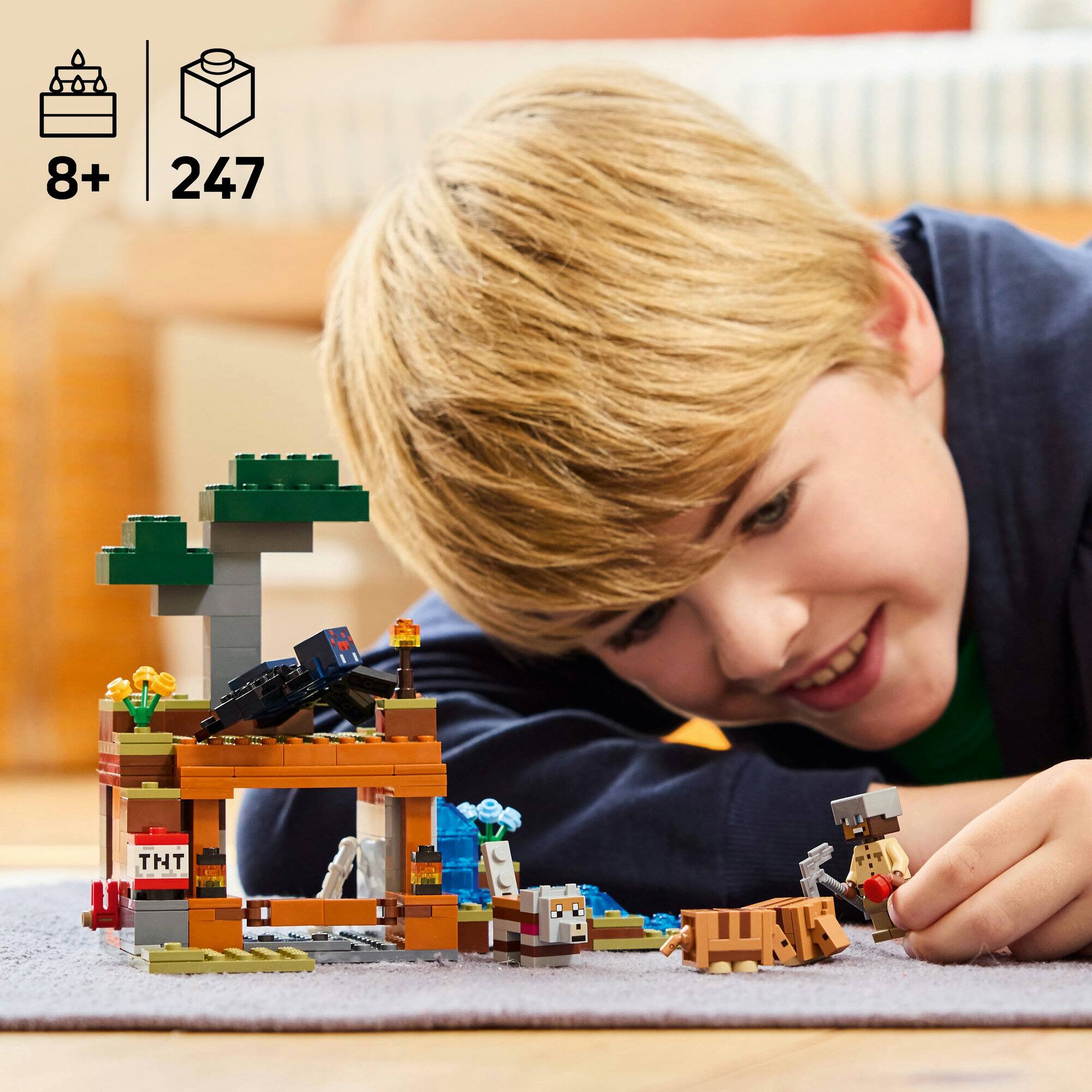 LEGO® Minecraft® The Armadillo Mine Expedition Video Game Figure 21269